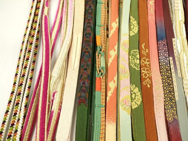 平和屋着物○和装小物 帯締め20本セット 高麗組 笹浪組 鴨川