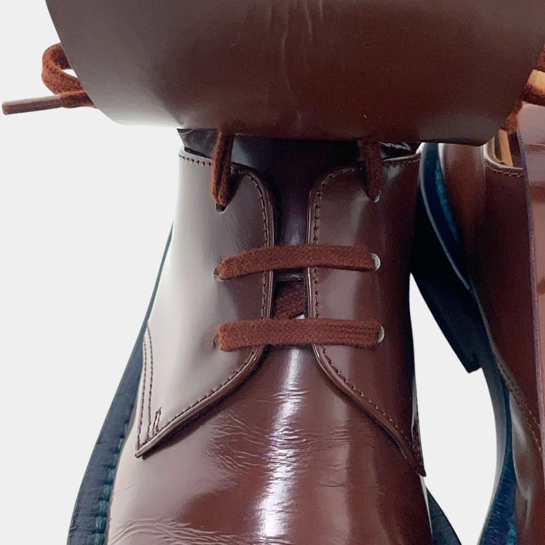 美品MARUNIマルニ　シューキルトレースアップドレスシューズシsize35.5 美品MARUNIマルニ シューキルトレースアップドレスシューズシsize35.5