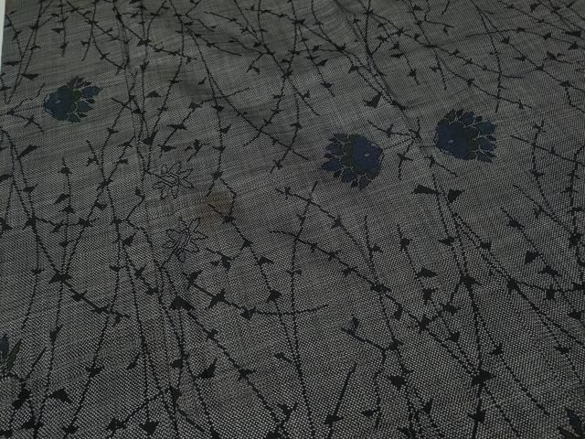 平和屋着物●本場大島紬　7マルキ　枝花文　正絹　逸品　CABA1734ut 平和屋着物○本場大島紬 7マルキ 枝花文 正絹 逸品 CABA1734ut - メルカリ