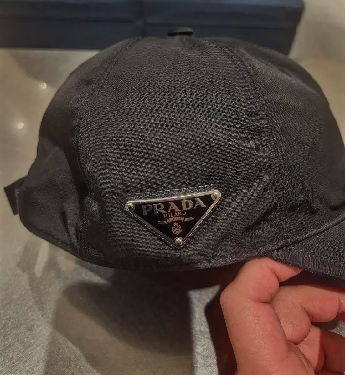 PRADA Re-Nylon ブラック ボールキャップ XL - メルカリ