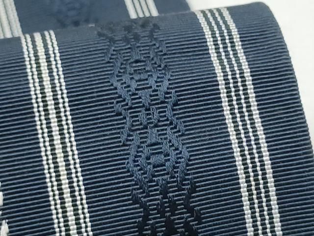 平和屋着物○男性 本場筑前博多織 角帯 献上 高橋絹織物謹製 証紙付き