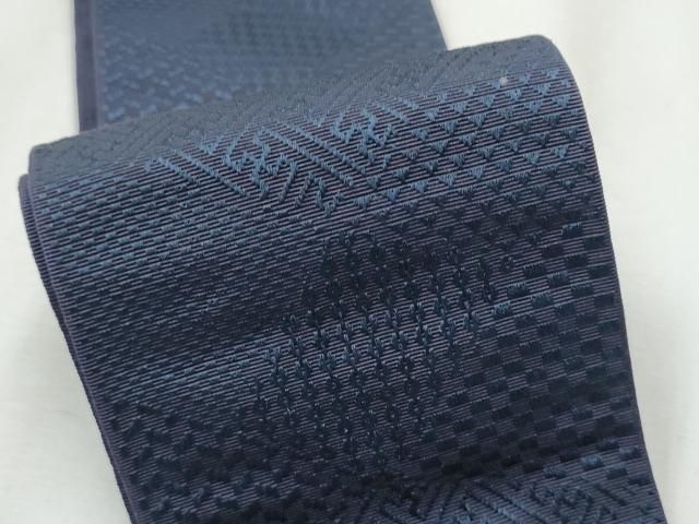 平和屋着物○男性 本場筑前博多織 両面 角帯 献上 正絹 逸品