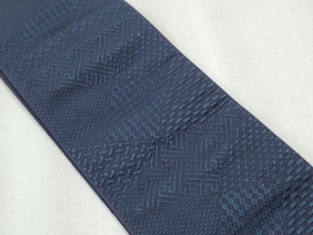 平和屋着物○男性 本場筑前博多織 両面 角帯 献上 正絹 逸品