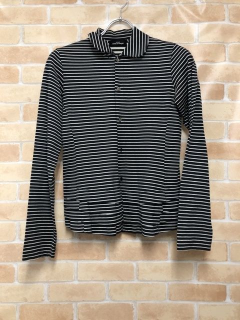 トリココムデギャルソン　丸襟ギャザーカーディガン 美品 希少 トリココムデギャルソン 丸襟 カーディガン ウール - メルカリ