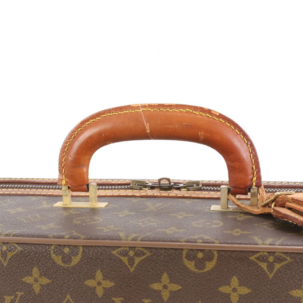 ルイヴィトン モノグラム ストラトス 55 レザー トランク ハードケース