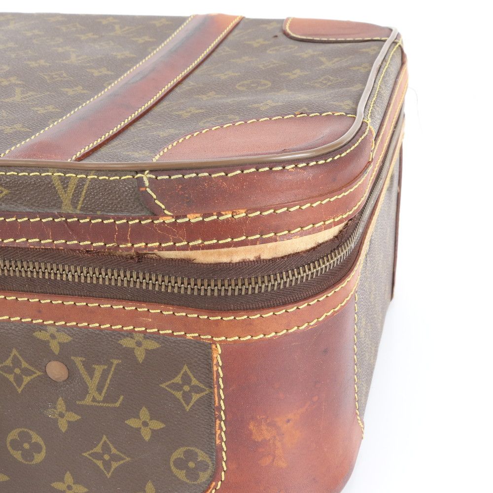 ルイヴィトン モノグラム ストラトス 55 レザー トランク ハードケース