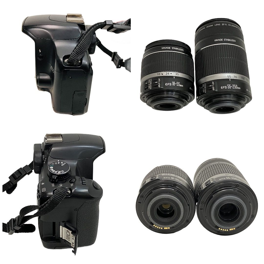 Canon EOS Kiss X2 DS126181 ダブルズームキット EF-S 18-55mm 55