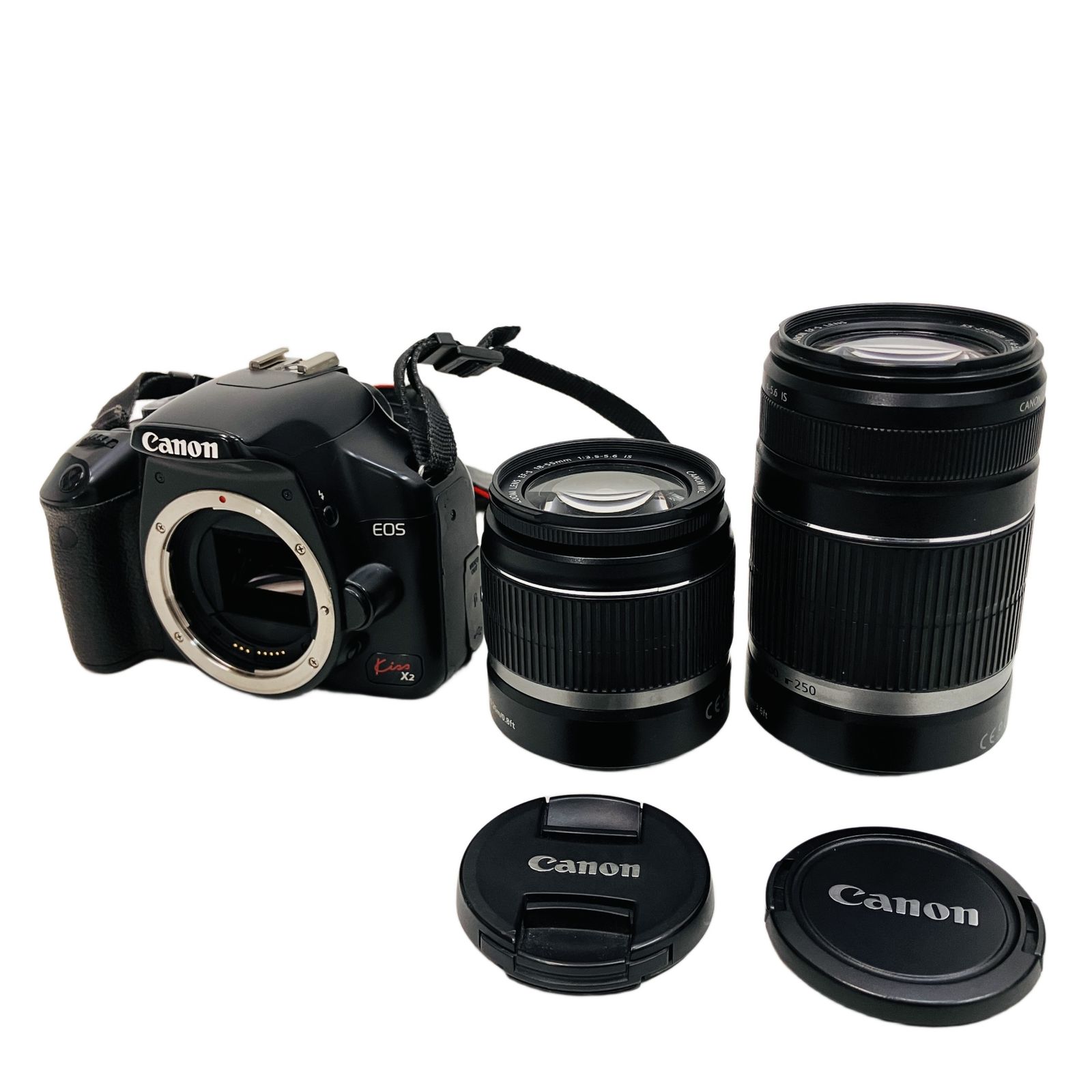 Canon EOS Kiss X2 DS126181 ダブルズームキット EF-S 18-55mm 55