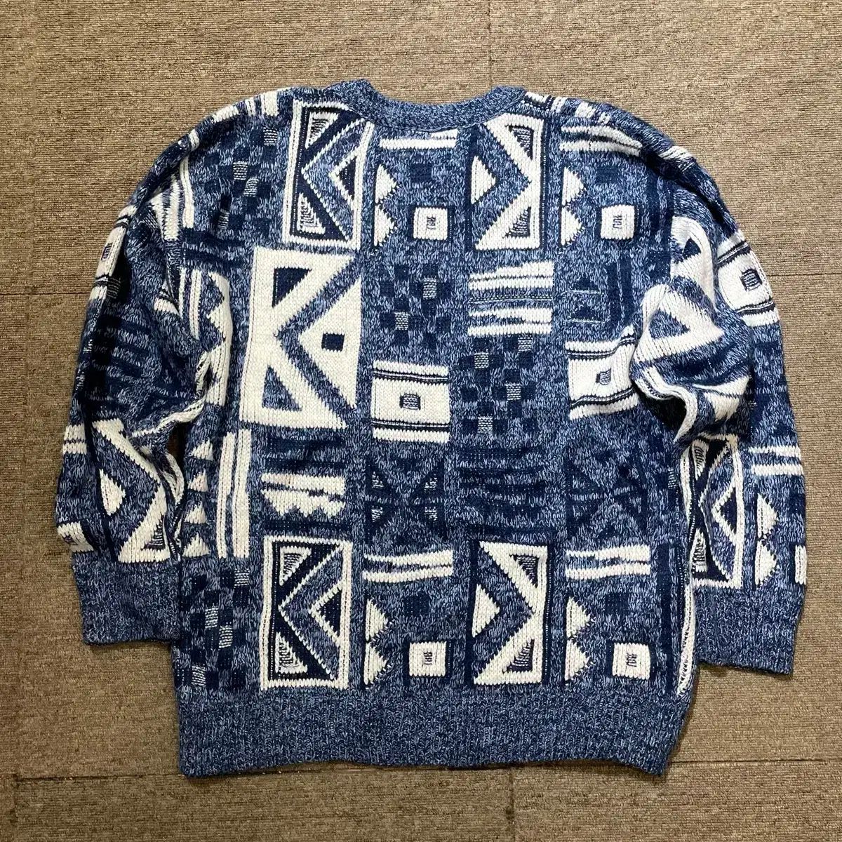 古着 90s エクアドル製 TEJIDOS IMALAYA スター & ムーン ヘビー