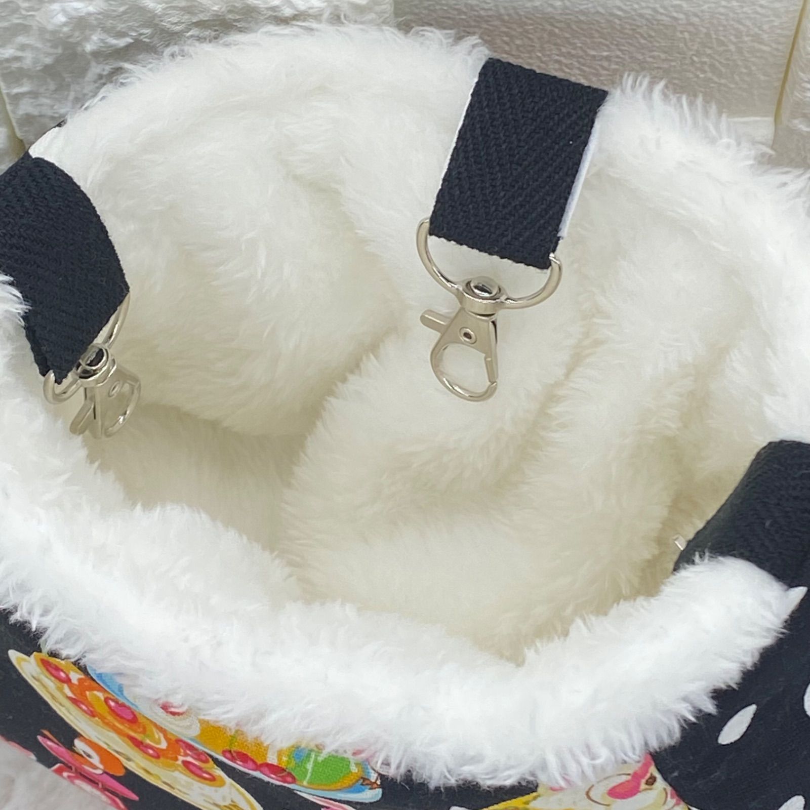 フクロモモンガ ポーチ こむすびサイズ/ボア ブラックフライデー B013