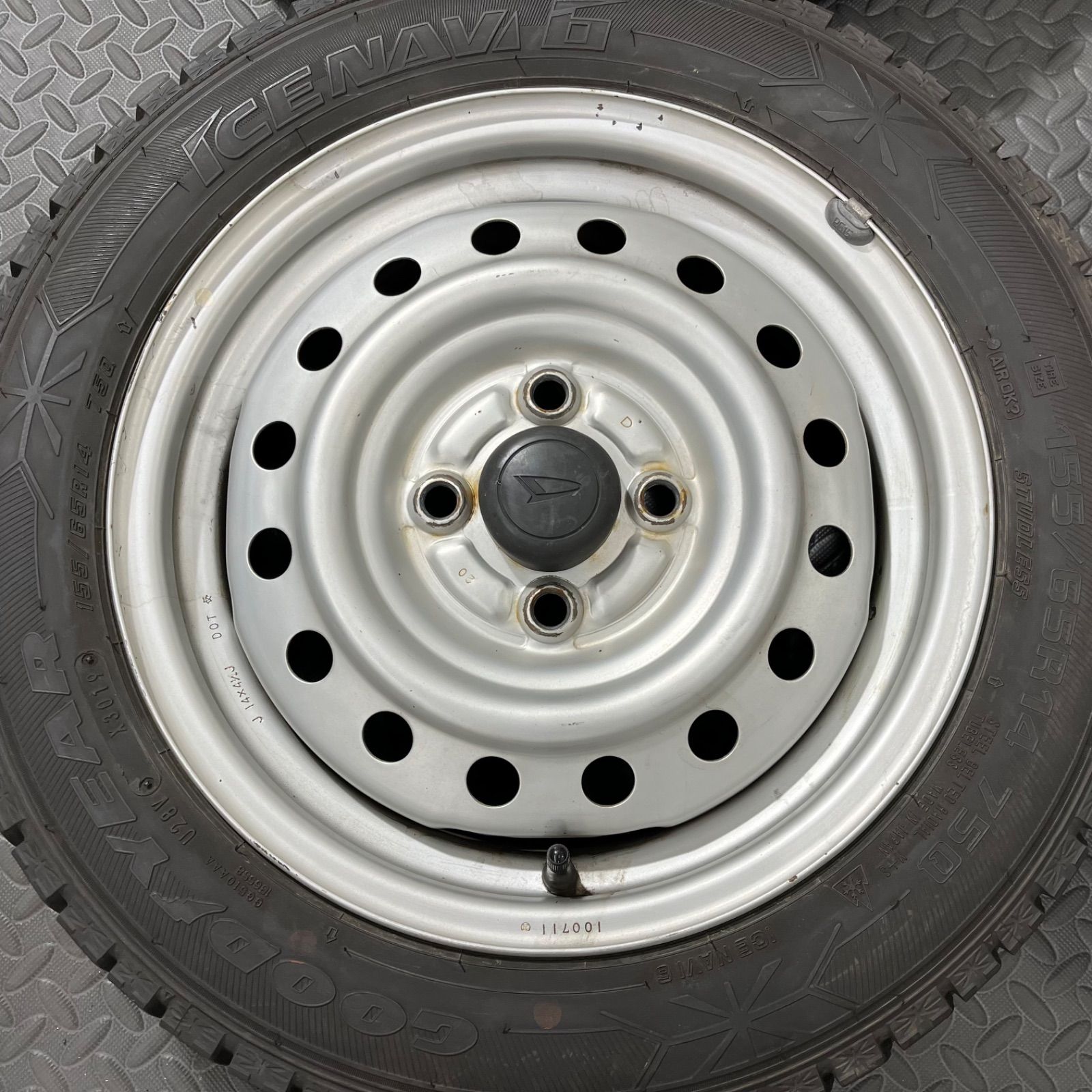 19年製 155/65R14 グッドイヤー アイスナビ6 ダイハツ タント ムーヴ