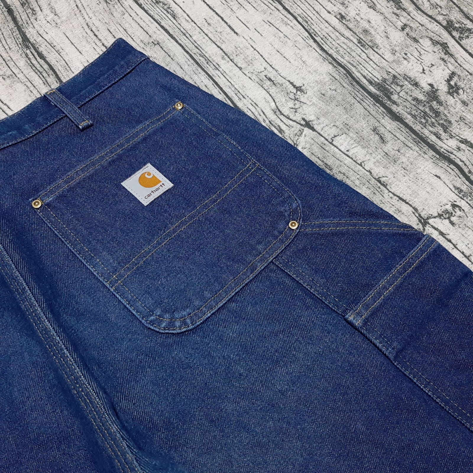 W32】Carhartt ダブルニー デニムペインターパンツ カーハート DOUBLE