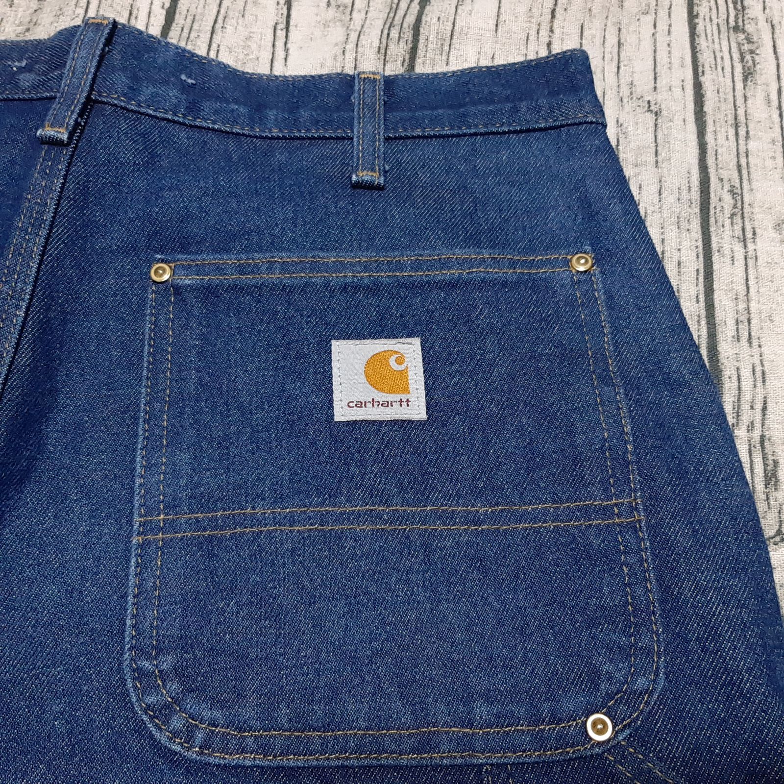 W32】Carhartt ダブルニー デニムペインターパンツ カーハート DOUBLE