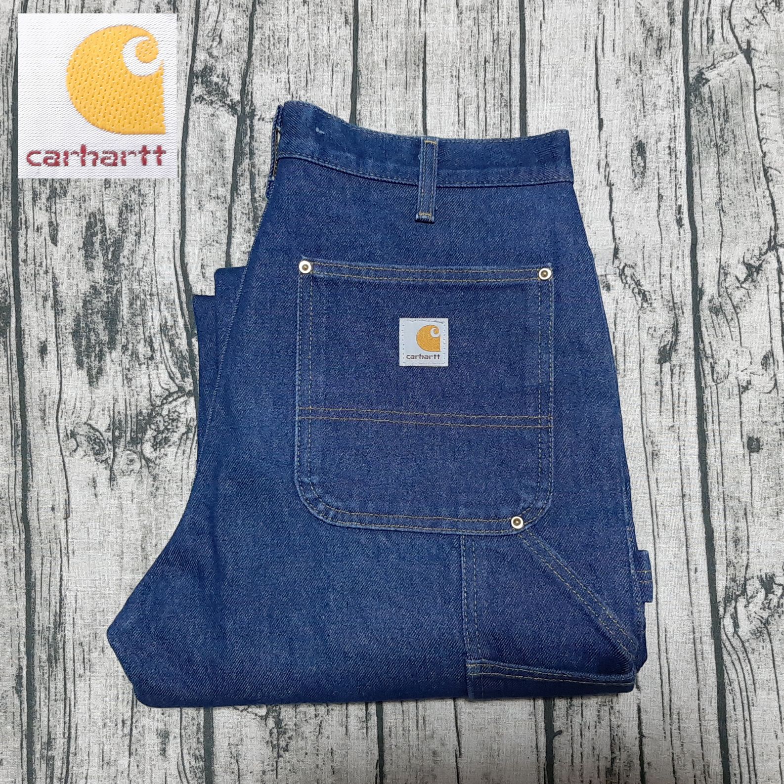 W32】Carhartt ダブルニー デニムペインターパンツ カーハート DOUBLE