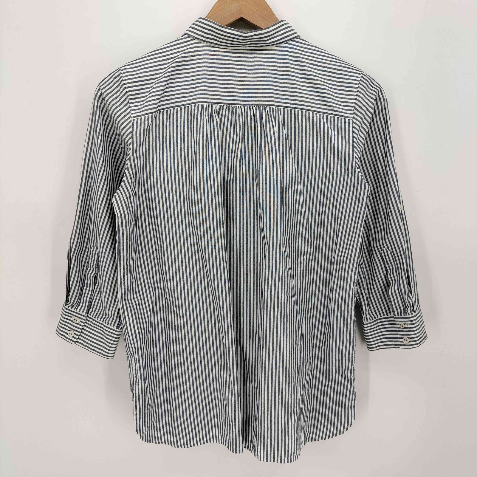 バーバリーブルーレーベル BURBERRY BLUE LABEL ロゴ刺繍 ストライプ