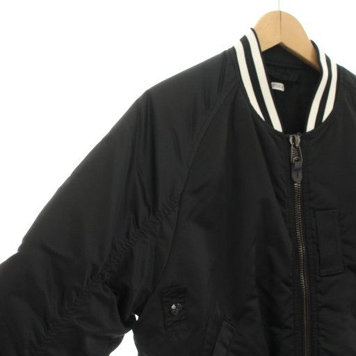 シークエル sequel MA-1ブラック ジャケット SEQUEL - SQ-24AW-JK-07 MA-1 BLACK | River