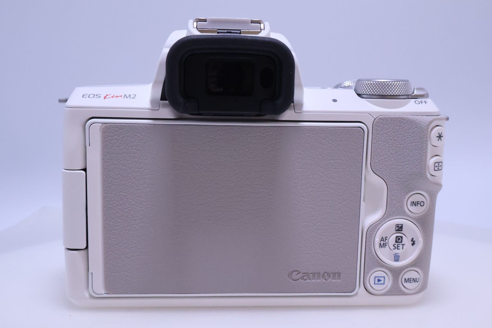 1,000回以下】Canon EOS Kiss M2 ボディー ホワイト KISSM2WH-BODY