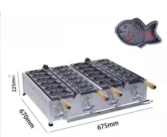 入手困難！LPガス たい焼き器 6匹×2連 12匹焼ける！ 鯛焼き器/厨房機器