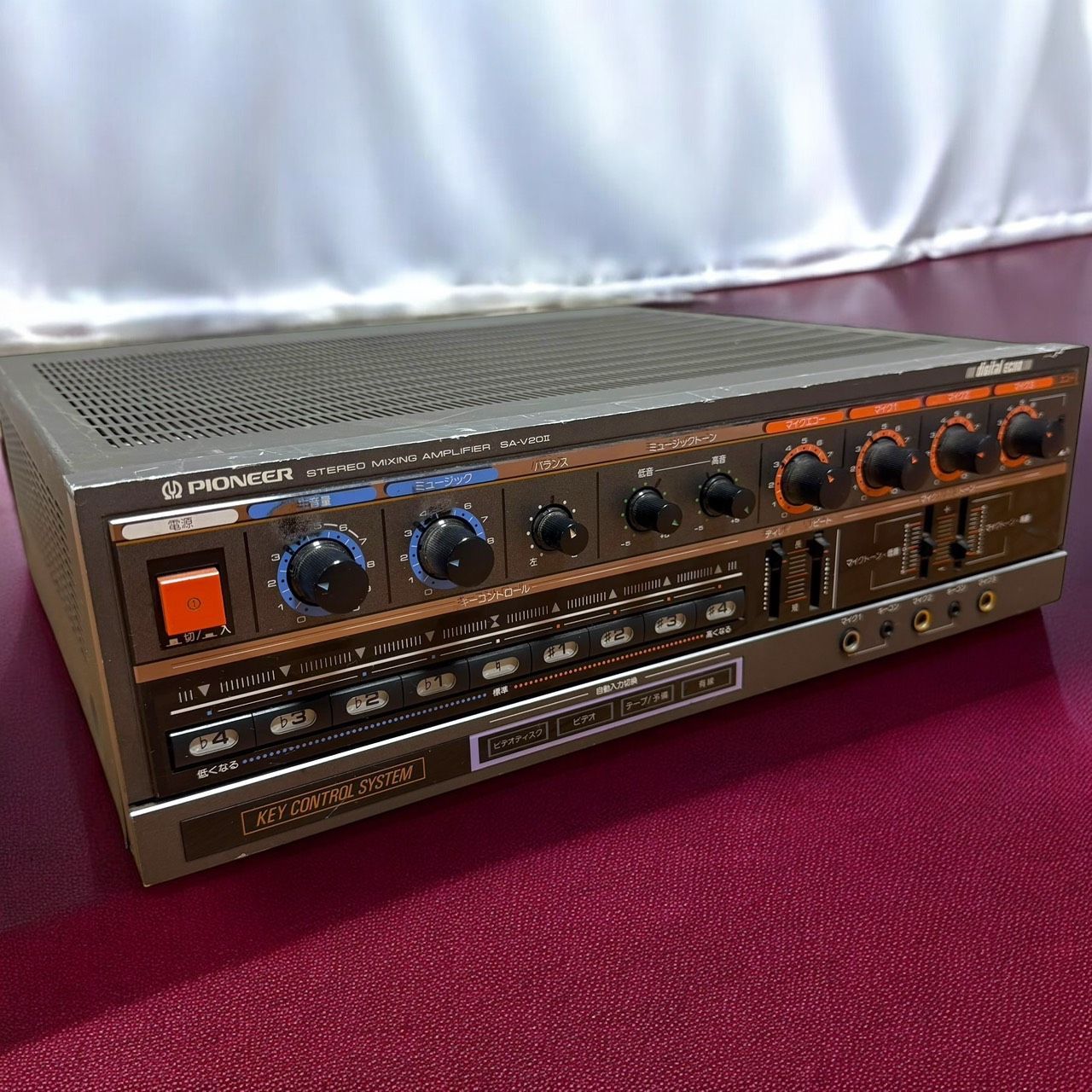 ☆送料無料 Pioneer パイオニア SA-V20Ⅱ カラオケミキシングアンプ
