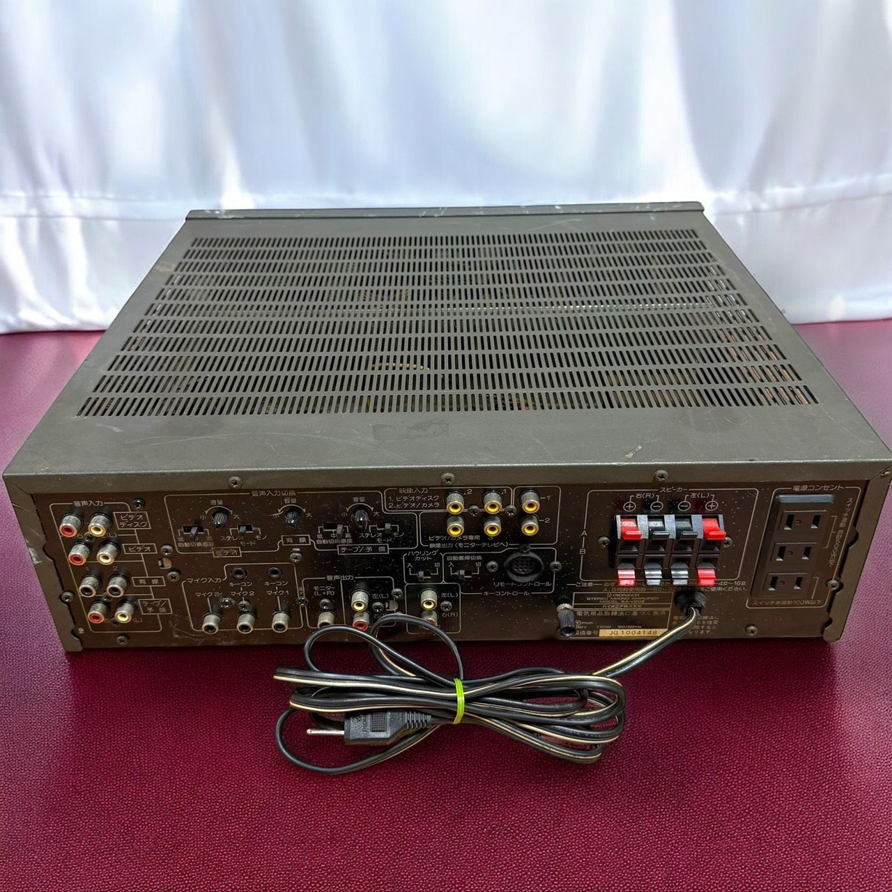 ☆送料無料 Pioneer パイオニア SA-V20Ⅱ カラオケミキシングアンプ