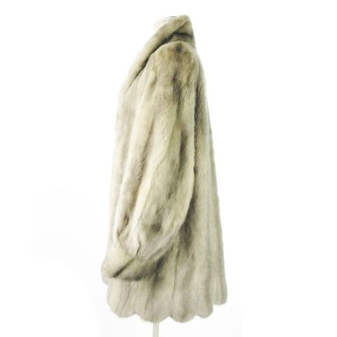 サガミンク SAGA MINK 銀サガ サファイアミンクファー コート 毛皮