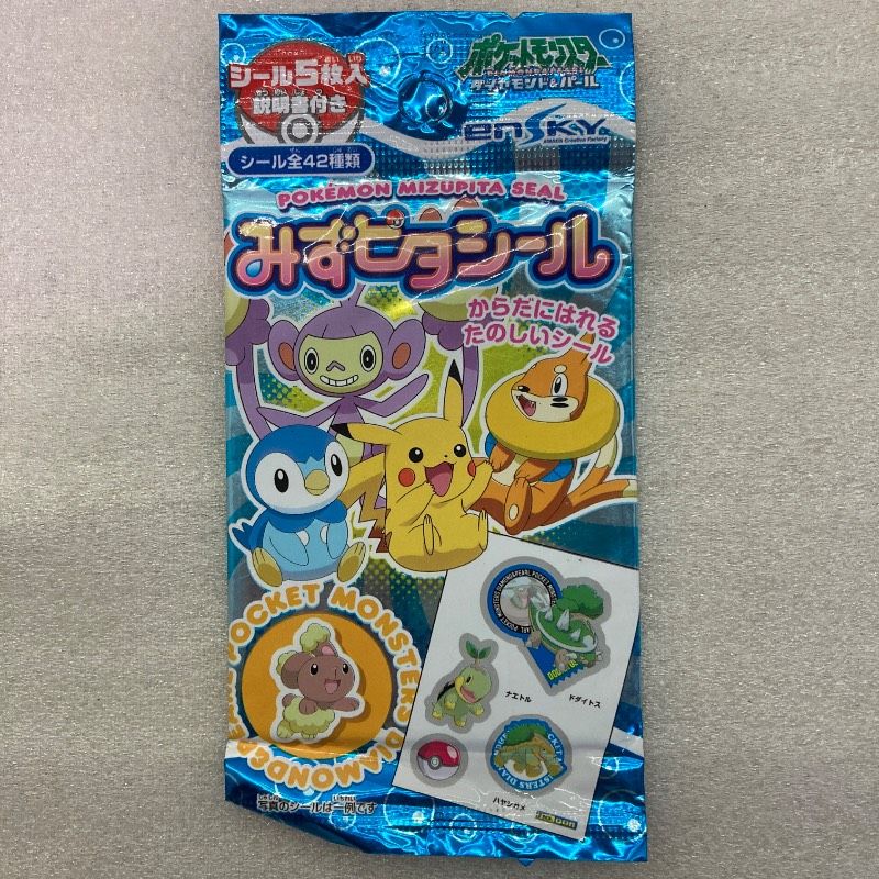 未開封品】エンスカイ ポケットモンスター みずピタシール シール5枚