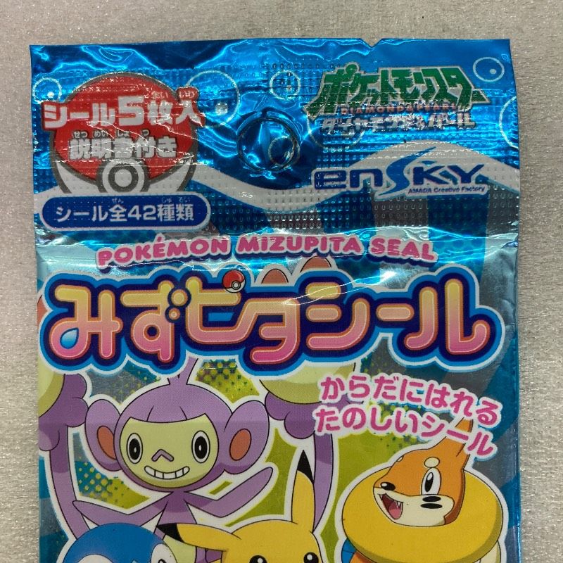 未開封品】エンスカイ ポケットモンスター みずピタシール シール5枚