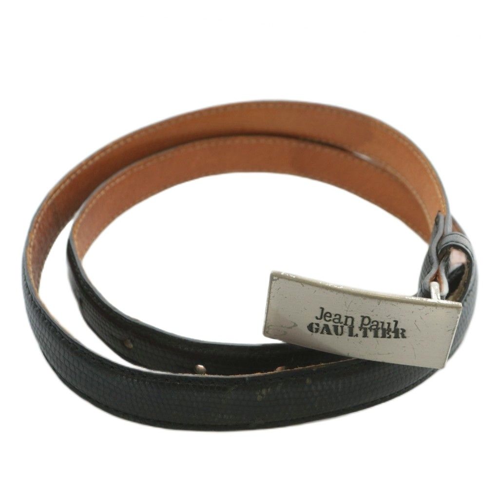 ジャンポールゴルチエ Jean Paul GAULTIER ベルト レザー バックル