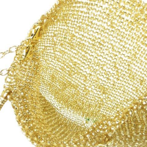 アンテプリマ ANTEPRIMA ワイヤーバッグ ハンドバッグ ゴールドカラー