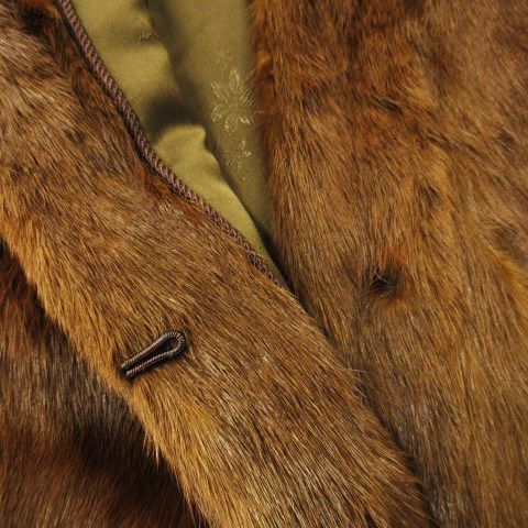 エンバ EMBA ファーコート ミンクファー 毛皮 スタンドカラー ミドル丈