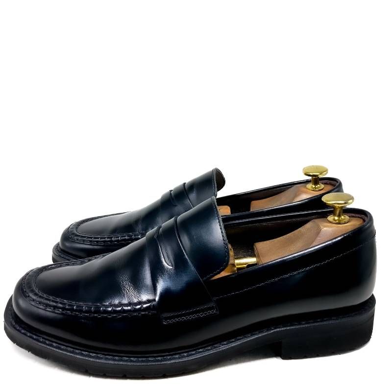 ほぼ未使用】REGAL リーガル コインローファー ハーフサドル JU27 黒