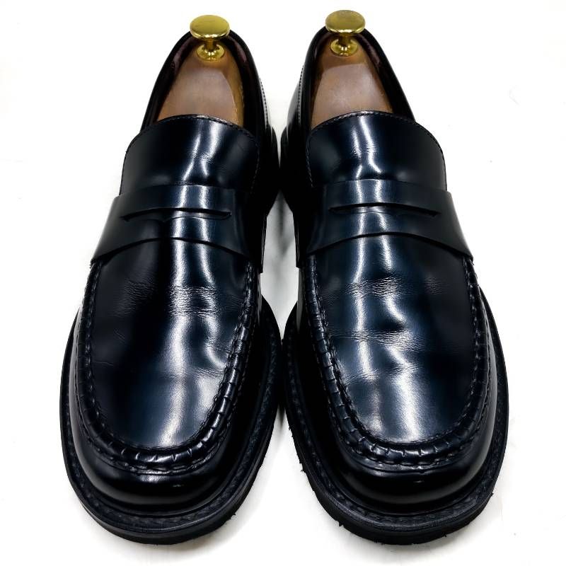 ほぼ未使用】REGAL リーガル コインローファー ハーフサドル JU27 黒