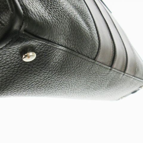 コーチ COACH ブリーフケース ビジネスバッグ レザー 革 シボ革 ロゴ型