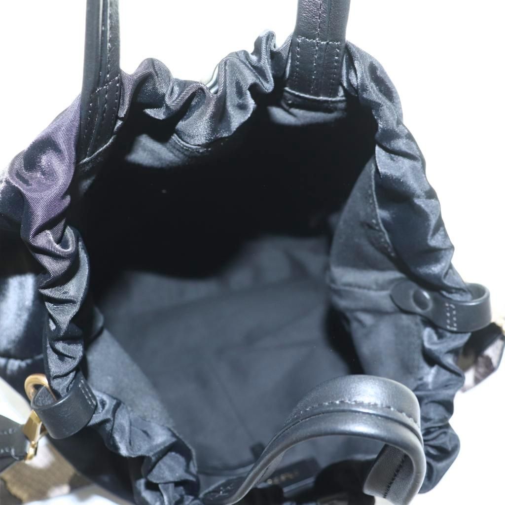 ORSETTO / 2way巾着ショルダーバッグ/ナイロン/ブラック オルセット ORSETTO ショルダーバッグ ハンド 2WAY 巾着 ナイロン 黒