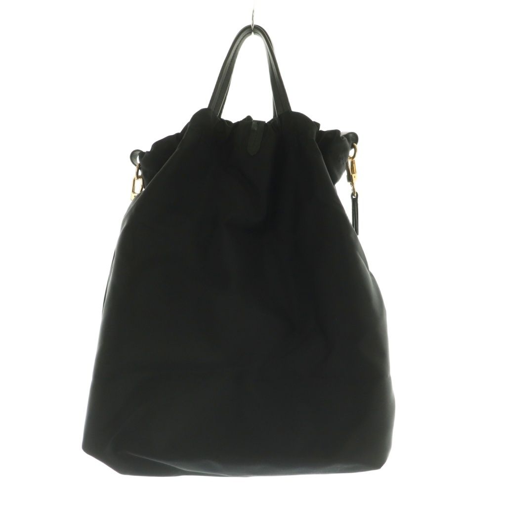 ORSETTO / 2way巾着ショルダーバッグ/ナイロン/ブラック オルセット ORSETTO ショルダーバッグ ハンド 2WAY 巾着 ナイロン 黒