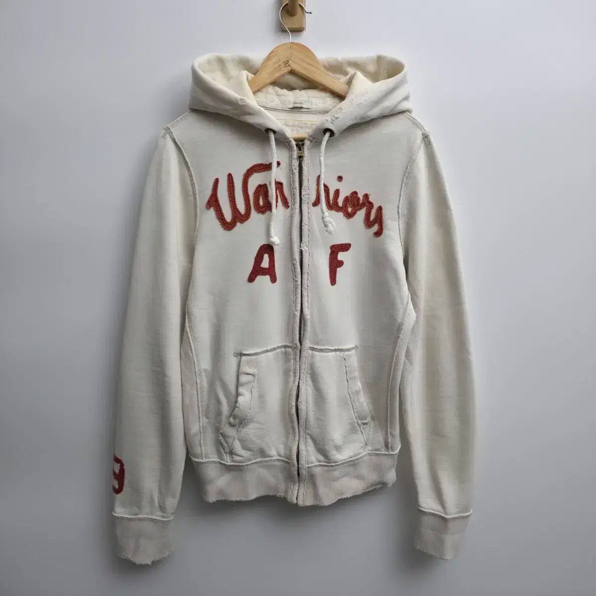 Abercrombie アイボリー フード アバクロンビー ツーウェイ &amp 