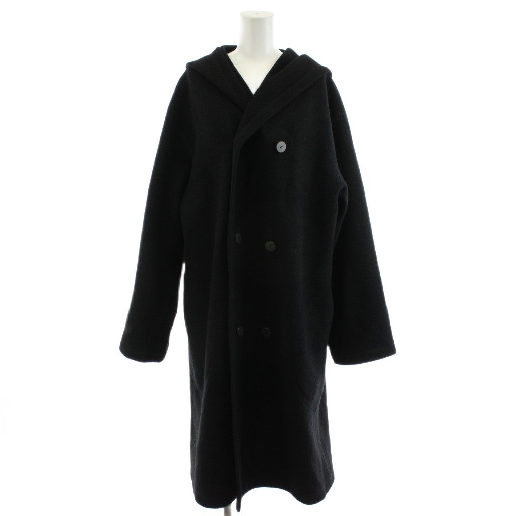 ヨーガンレール JURGEN LEHL コート ロング丈 フード ダブル ウール