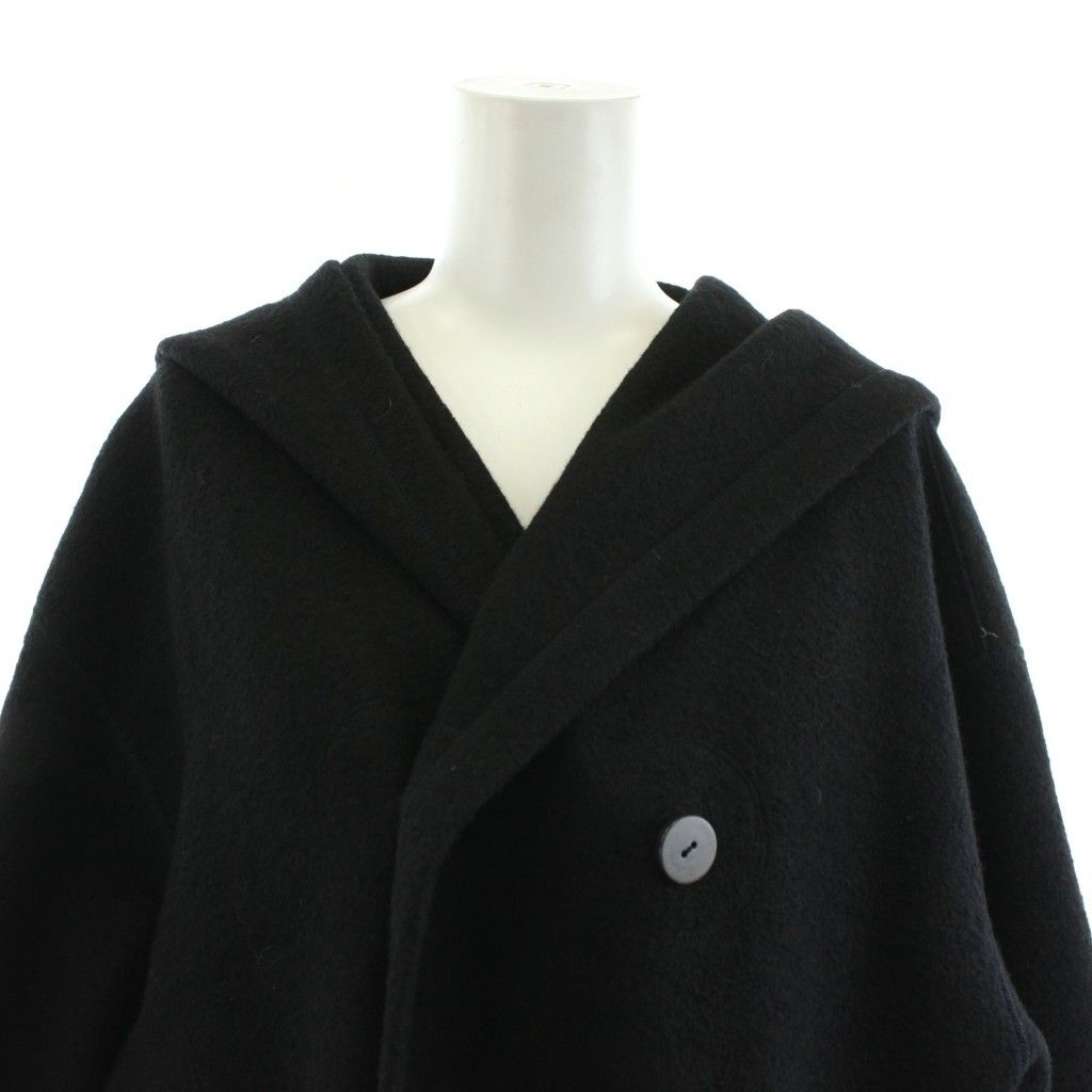 ヨーガンレール JURGEN LEHL コート ロング丈 フード ダブル ウール