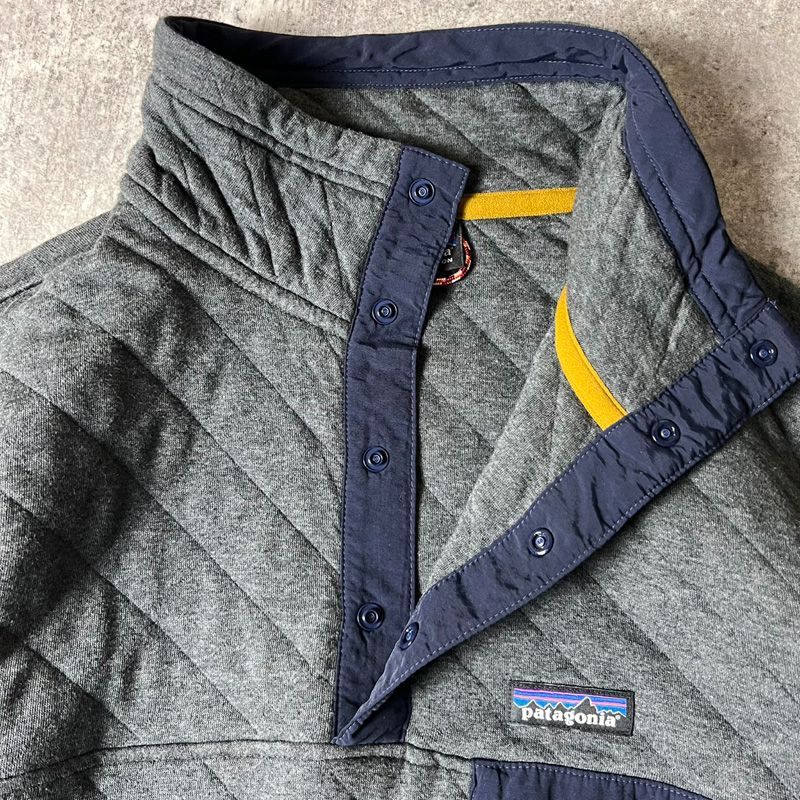 19年製 Patagonia オーガニック コットン キルト スナップT M