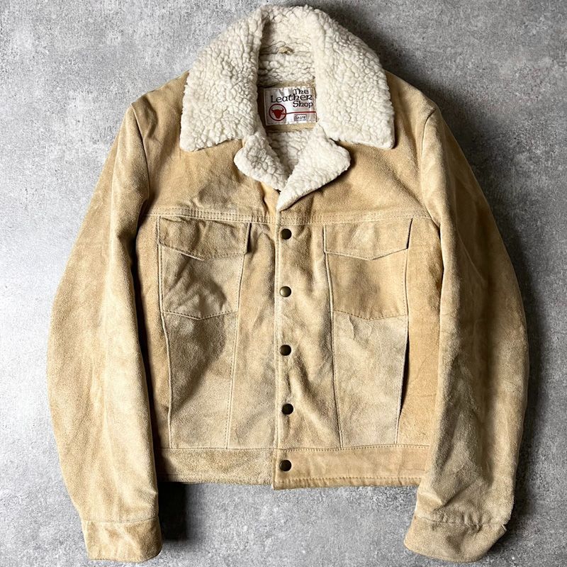 ジャケット・アウター 70's SEARS A-2 type boa leather jacket 70's SEARS A-2 type boa leather jacket 70's Leather Biker Jacket