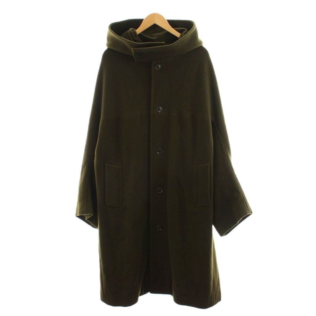 ワイズ Y's 2024 ヨウジヤマモト コート ロング丈 フード ウール