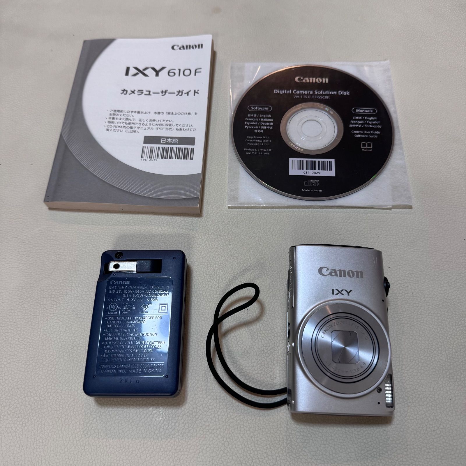 ✨動作品✨Canon IXY 610F PC1897 シルバー 充電器付 Canon キヤノン IXY 610F デジタルカメラ PC1897 動作確認済 - メルカリ