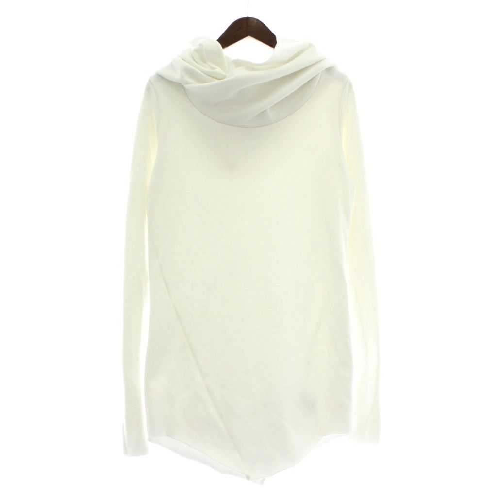 エーエフオム A F HOMME パーカー スウェット 長袖 裏起毛 プルオーバー 変形 1 白 ホワイト XZ GY 12