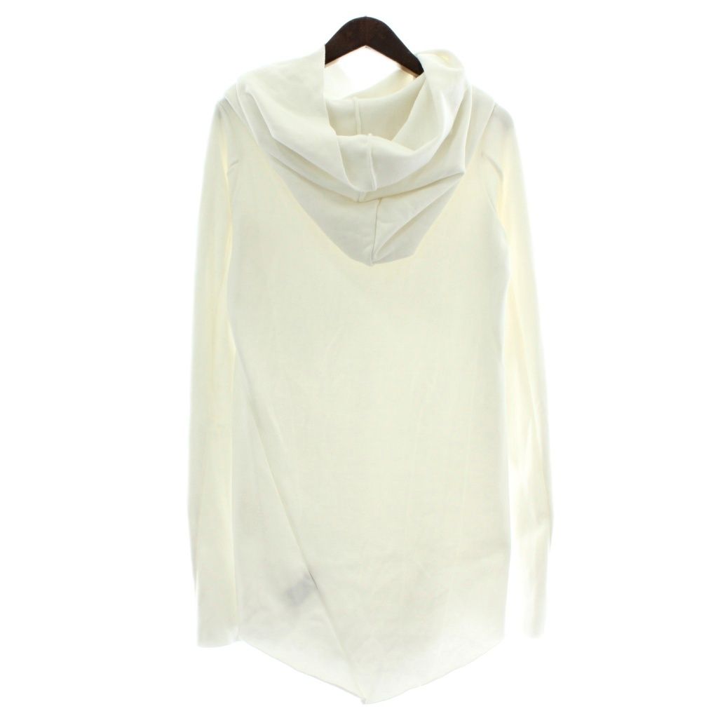 エーエフオム A.F HOMME パーカー スウェット 長袖 裏起毛 プルオーバー 変形 1 白 ホワイト XZ GY 12