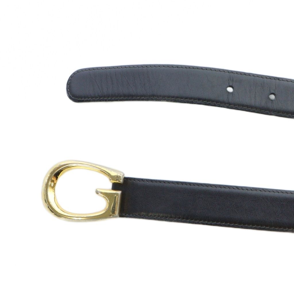 グッチ ベルト 刻印　ゴールド金具　バックル レザー 表記サイズ 75・30 グッチ ベルト 刻印 ゴールド金具 バックル レザー 表記サイズ 75・30