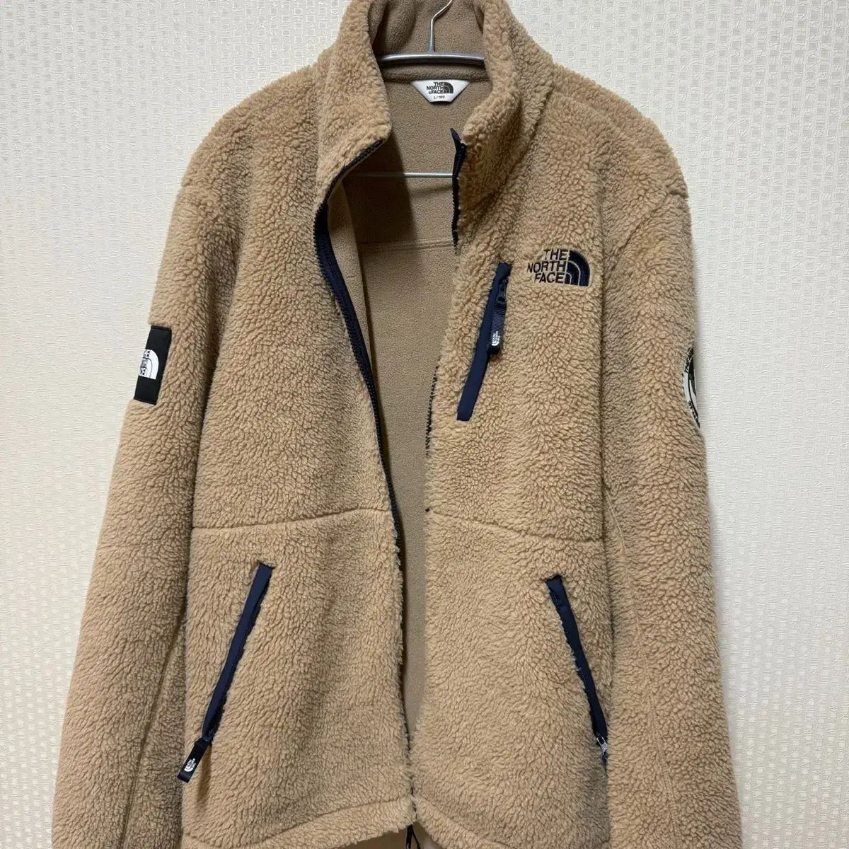 THE NORTH FACE ザノースフェイス 白 ラベル フリース ジャケット 