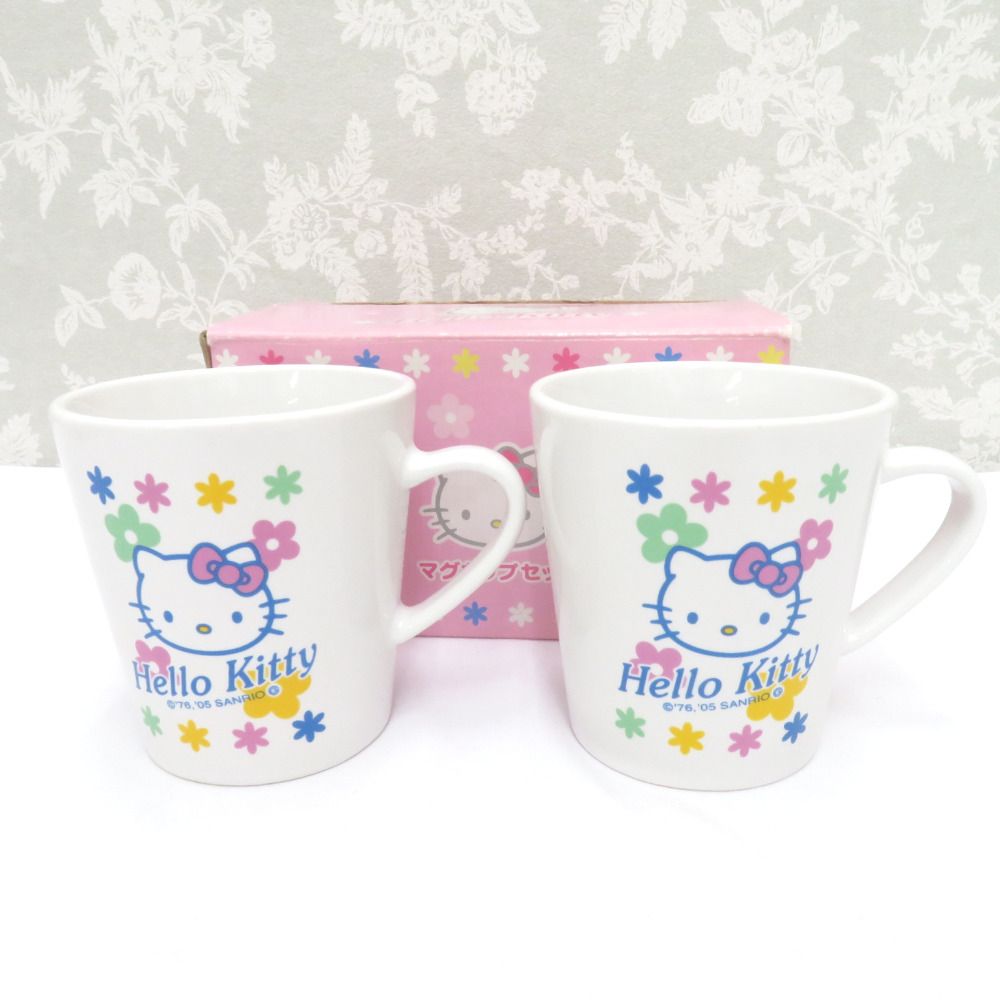 食器 マグカップセット 2客組 箱有 平成レトロ ハローキティ sanrio