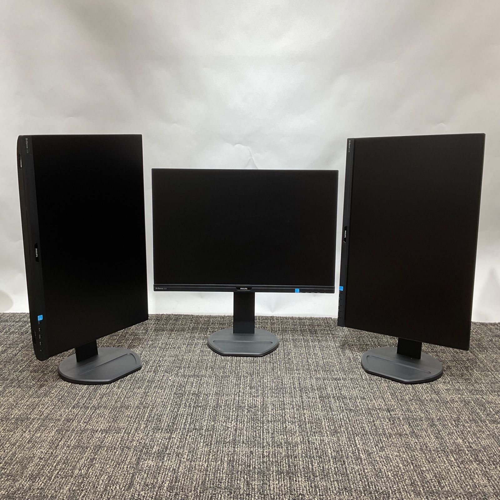 Philips ディスプレイモニター 本体　3台まとめ売り PHILIPS・フィリップス】オフィス向け25インチモニター 3個売り