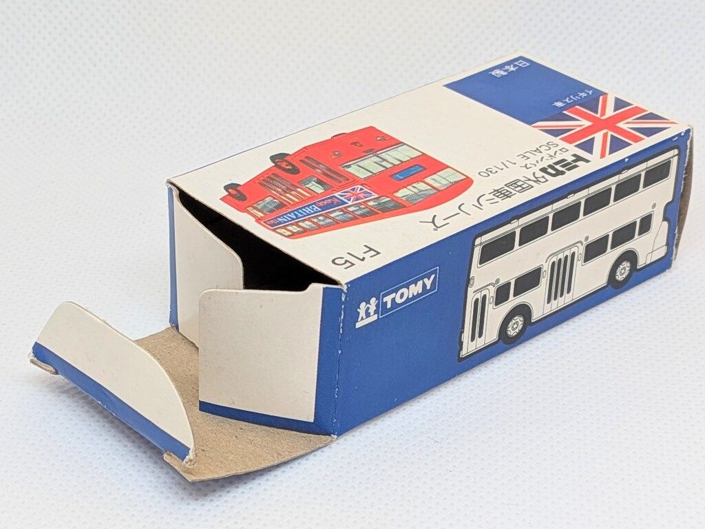 トミカ 日本製 青箱 キノミ玩具特注 無塗装 F15-1 ロンドンバス トミカ 日本製 青箱 キノミ玩具特注 無塗装 F15-1 ロンドンバス