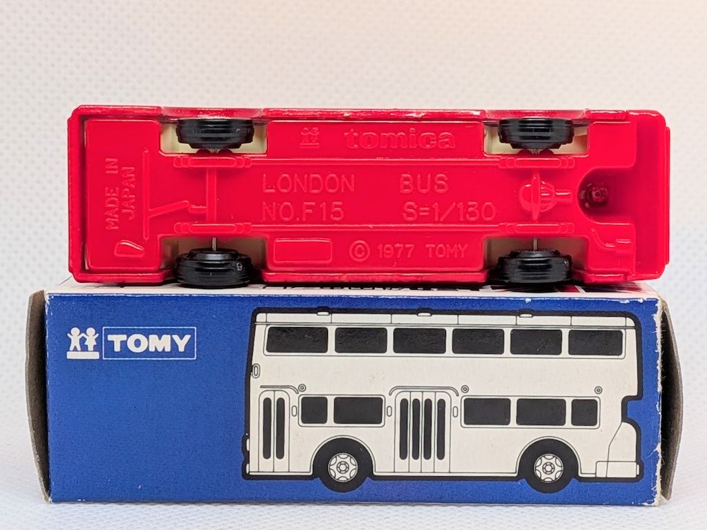 トミー トミカ青箱日本製/西武特注 ロンドンバス/SEIBU WORLD MINI CAR